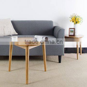 Bamboo Round Three Corner Coffee Table photo-4