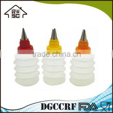 LGFB/FDA 5pcs Cake Squeeze Decorating Tools,Plastic Decorating Cake Tools,Cake Decorate Set photo-4