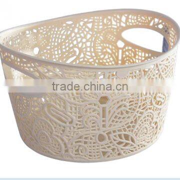 NEW Plastic sundries storage basket Curver Lace Effect Basket