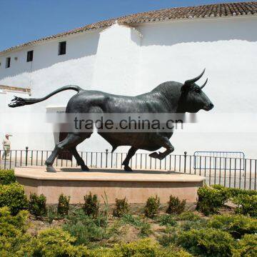 animal metal bronze garden lost casting wax bull statues for sale