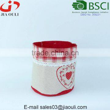 Cheap Wedding Gift Bags With Linen Outside Cute Felt Gift Bag photo-3