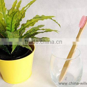 Hotel Bamboo Toothbrush, Natural Bamboo Handle Toothbrush photo-5