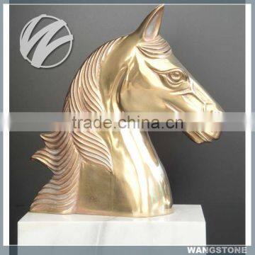 Horse Head Metal Sculpture photo-3