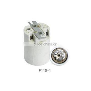 E40 Ceramic Porcelain Screw Cap Lamp Holder With Bracket photo-3