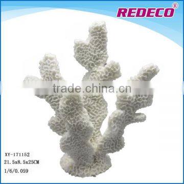 Handmade White Resin Coral Decor For Sale