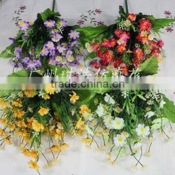 Cheap artificial wildflower bouquet decorative landscaping lilac wildflower bouquet Foshan factory