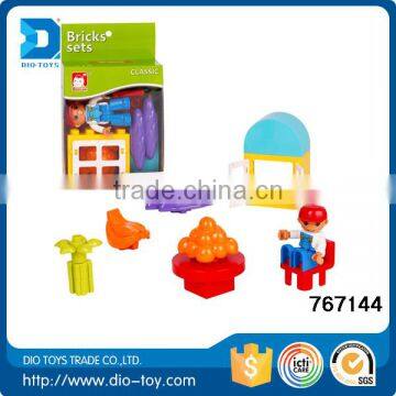 ABS plastic mini building blocks toys to as free sample toys