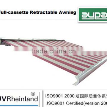 High quality full cassette retractable patio cover awnings