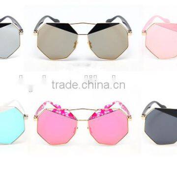 2016 New Fashion Dazzle Colour Hexagon Sunglasses Fine Really Membrane Cycling Beach Sunglasses Outdoor Sports Mirror photo-6