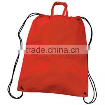 Recycled 210d Polyester Backpack Sport Cute Drawstring Bag for Kids photo-4