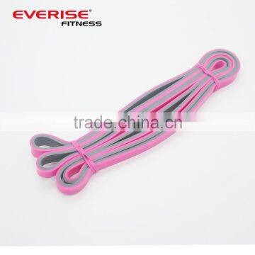 2017 New Developed Double Layer Double Color Fitness Latex Resistance Band photo-6