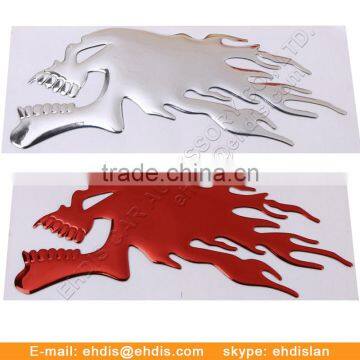 Plastic Chrome Letters Metal Badge Emblem Sticker Gold 3d Logo photo-2