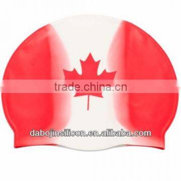 Canada country Flag Headphone Pattern Swim Cap Swimming cap