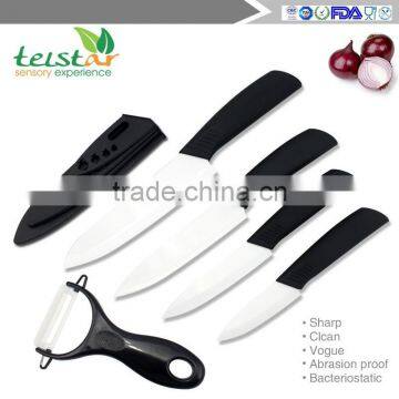EVA Gift Box Knife With Black Blades Ceramic Knife Set of 4pcs photo-5