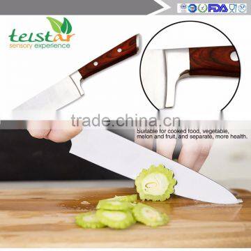 High-end Color Wood Handle Stainless Steel Kitchen Knives photo-4