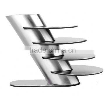Stainless Steel Coaster 10cm Round Placemats Heat Insulation Coffee Pads Cup Mats With a Holder photo-5