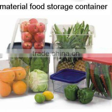 plastic material food storage containers