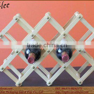 Promotional Wine Storage Rack Bamboo Holder Wooden Wine Holder