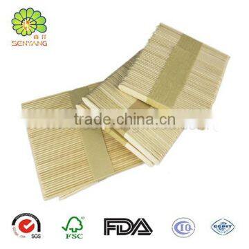 hot stamped wood timber disposable hot stamp wood stick for ice cream