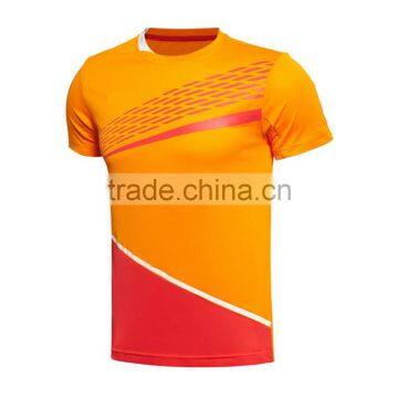 OEM service breathable pique fabric 100% polyester sports wear gym dri fit tshirt for men