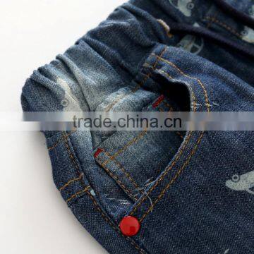 New Style Boys Pants Jeans Back Pocket Cartoon Denim Short Printed Designs photo-5