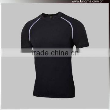 Dry Fit Compression Shirts Rashie Blank MMA Rash Guard photo-3