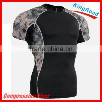 2014 custom -made padded compression wear compression shirt