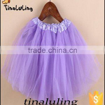 brand new girls lilac skirts children dance wear tutus kids pettiskirts tulle fabric fancy tutus