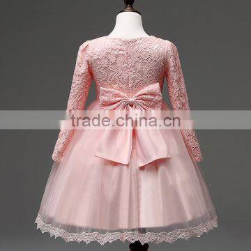 2016 Hot Sales Autumn Children Clothing Baby Girls Dress Latest Children Frocks Designs Dresses for Girls photo-3