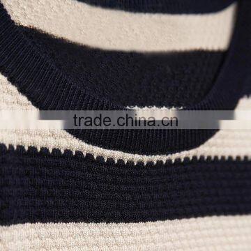 Fashion Simple Style Striped Knitted T-topper Men Sweaters photo-5