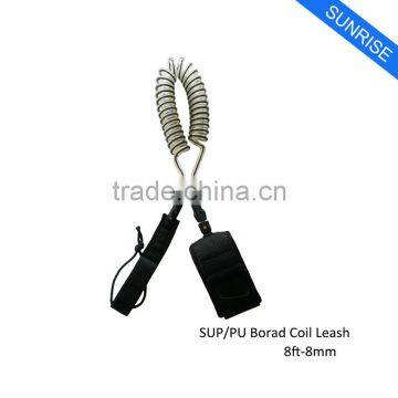 Hot Sold Polyurethane Cord Coil OEM Surfboard Leash