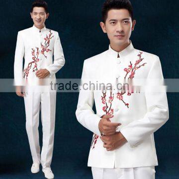 Custom Cheap Embroidery Flower Handsome Outfit Men Music Band Uniforms for Choir for Sale photo-2
