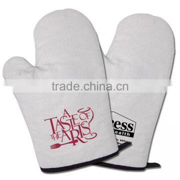 Therma-Grip Pocket Oven Mitt / Fire Resistant - cotton interior with a fire resistant silver exterior and comes with your logo