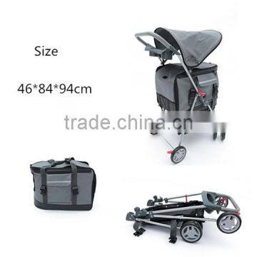 High Quality Pet Stroller Foldable Pet Trolley Foldable Pet Trolley/trolley Pet Carrier/dog Strollers Pet Trolley photo-2