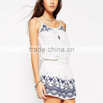 2016 Latest Women Casual Summer Slip Dress Pants Sexy Lady Dress Cotton Design for Wholesale photo-4