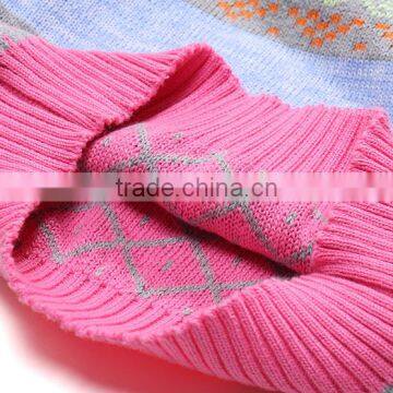 Comfortable Funny Christmas Pattern Warm New Design Knitted Kids Pullover Sweater for Girls photo-5