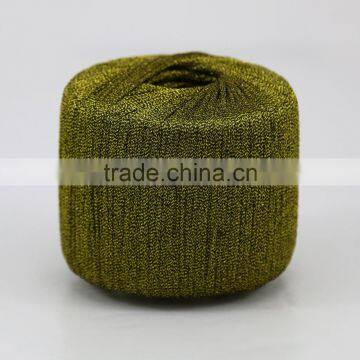 Metallic Yarn for Knitting , Hand Knitting Yarn