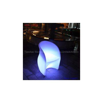 glowing led bar chair light