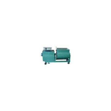 Mandatory single horizontal shaft concrete mixer