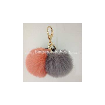 Fake Fur Pom Pom Bag Charm photo-2