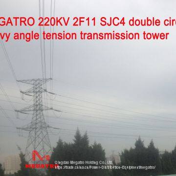 MEGATRO 220KV 2_1I1 SSJ1 Multi circuit angle and tension transmission tower