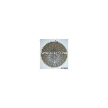 Jacquard bamboo fan