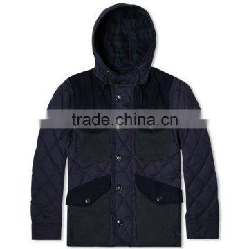 Water Repellent Mens Quilted Winter Hunting Jacket photo-3