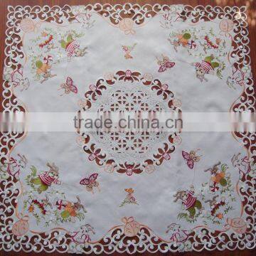 embroidery table cloth