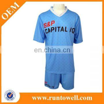 High quality sublimation soccer uniform