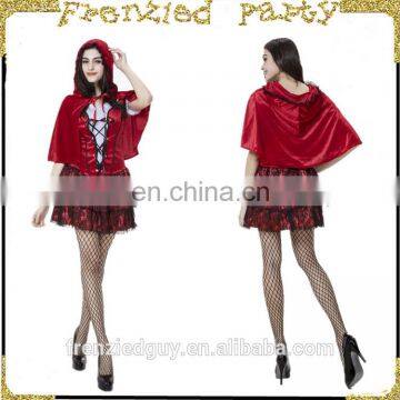 Hight quality women party little red riding hood costume