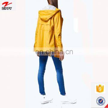 Women's Winter Outwear Yellow Color Ladies Warm Parka Hooded Jacket Coat photo-3