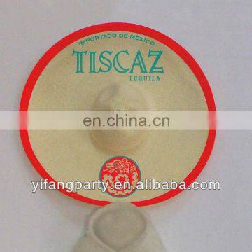 Tequila Wine Bottle Hat JPH10, Mini Sombrero Mexican Hat for Decoration of the Bottle