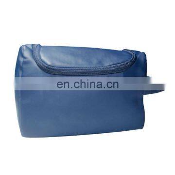 Promotional Travel Leather Material Cosmetic Bag