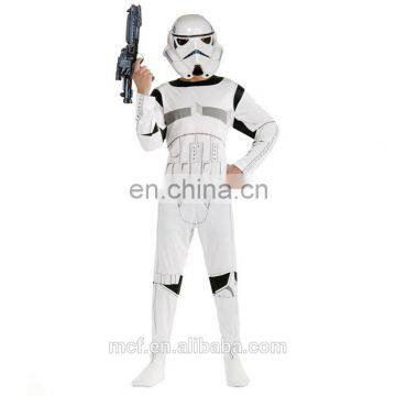 2017 hot new products wholesale funny cosplay Costumes polyester fancy dress clone trooper white soldiers costumes MCH-2436